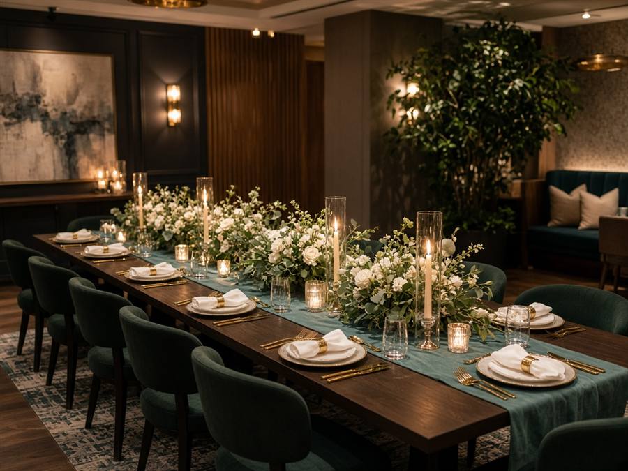 Private dining event setting at AlcotiaWaiter.com